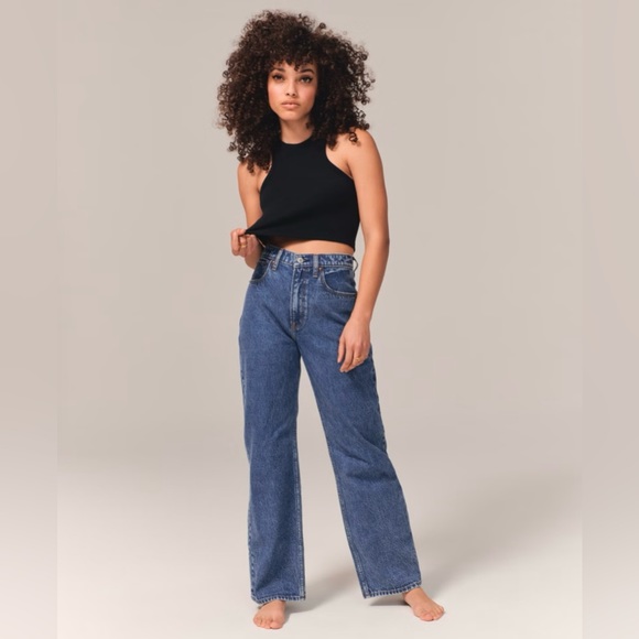 Abercrombie & Fitch The Loose High Rise Jean - Picture 1 of 9